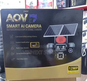 Dual Panel 4 Lens Camera With Alarm