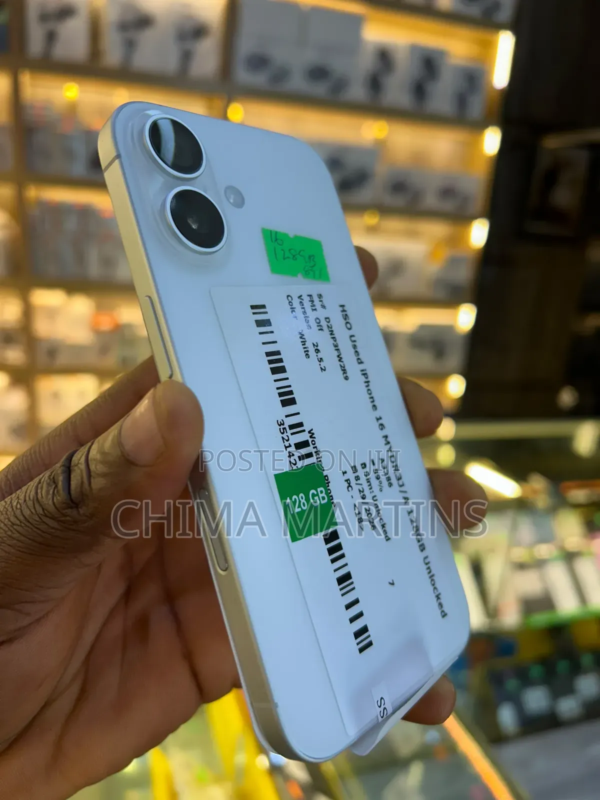 Apple iPhone 16 128 GB White