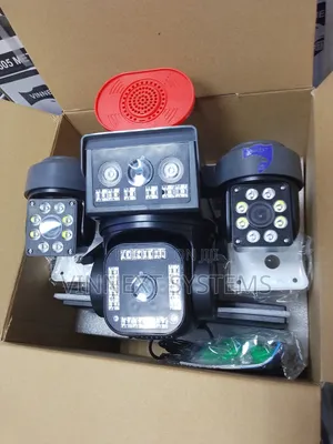 Dual Panel 4 Lens Camera With Alarm
