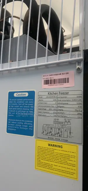 Upright Ice Block Freezer
