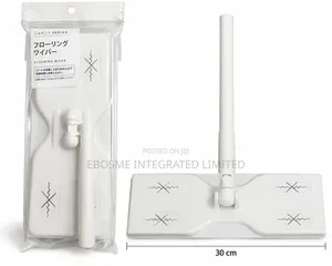White Flooring Wiper With Cleaning Sheet Holder