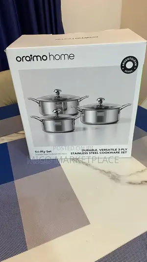 Oraimo Tri-Ply Set Durable Versatile Stainless Steel Cookware Set(6pcs