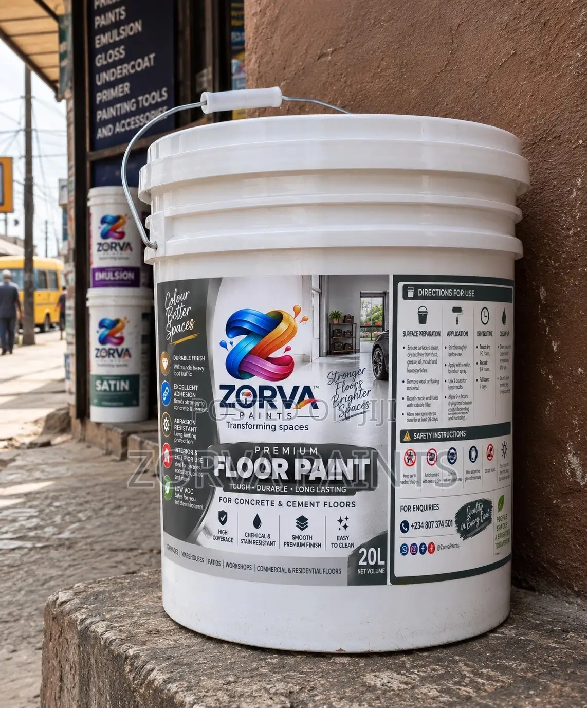 Floor Paint 20 Liters ( Zorva Paint )
