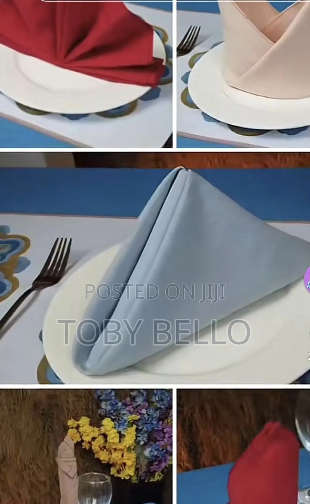 Table Napkin for Events at 250 Each