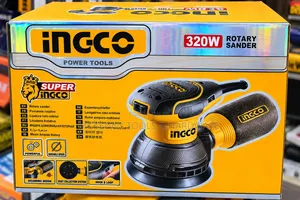 INGCO 320W Rotary Sander – Variable Speed + Dust Collection