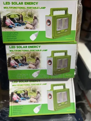 Original Rechargeable Solar Light Nd Bulb, USB, Mp,mosquito Repellent