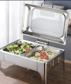 Stainless Steel Double Pan Chaffing Dish