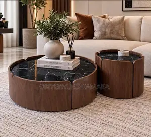 Modern Round Nesting Coffee Tables