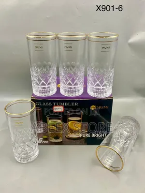 6 Piece Glass Tumbler