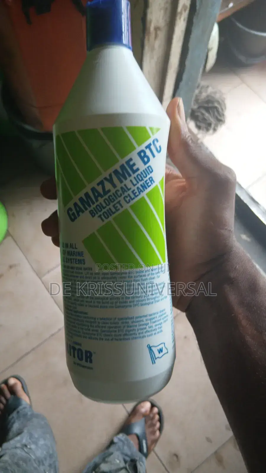 Gamazyme BTC Biological Toilet Cleaner - Unitor 589945 - 1L X 12