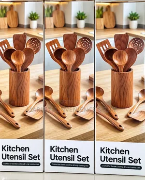 Wooden Cooking Spoon Set