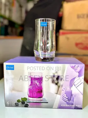 6 Piece Iced Beverage Glass