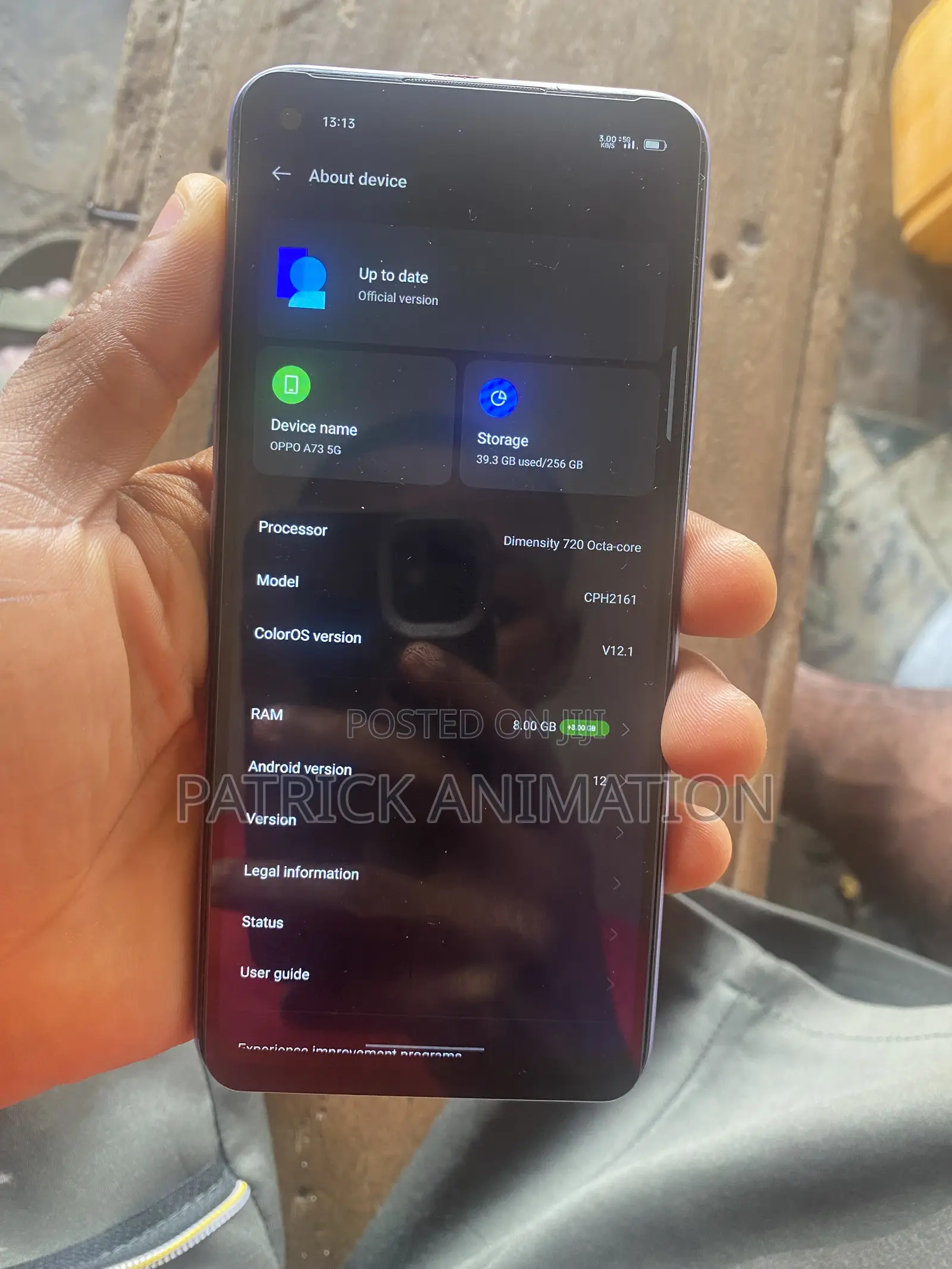 Oppo A73 5G 256 GB Purple