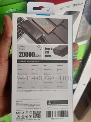 Foomee 20000mAh Power Bank (AB21) - Fast Charging Type-C Two-Way