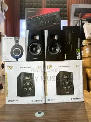 Scarlett 18i16 4th Gen, Shure Sm7db, Adam Audio T5v Ath-M50x