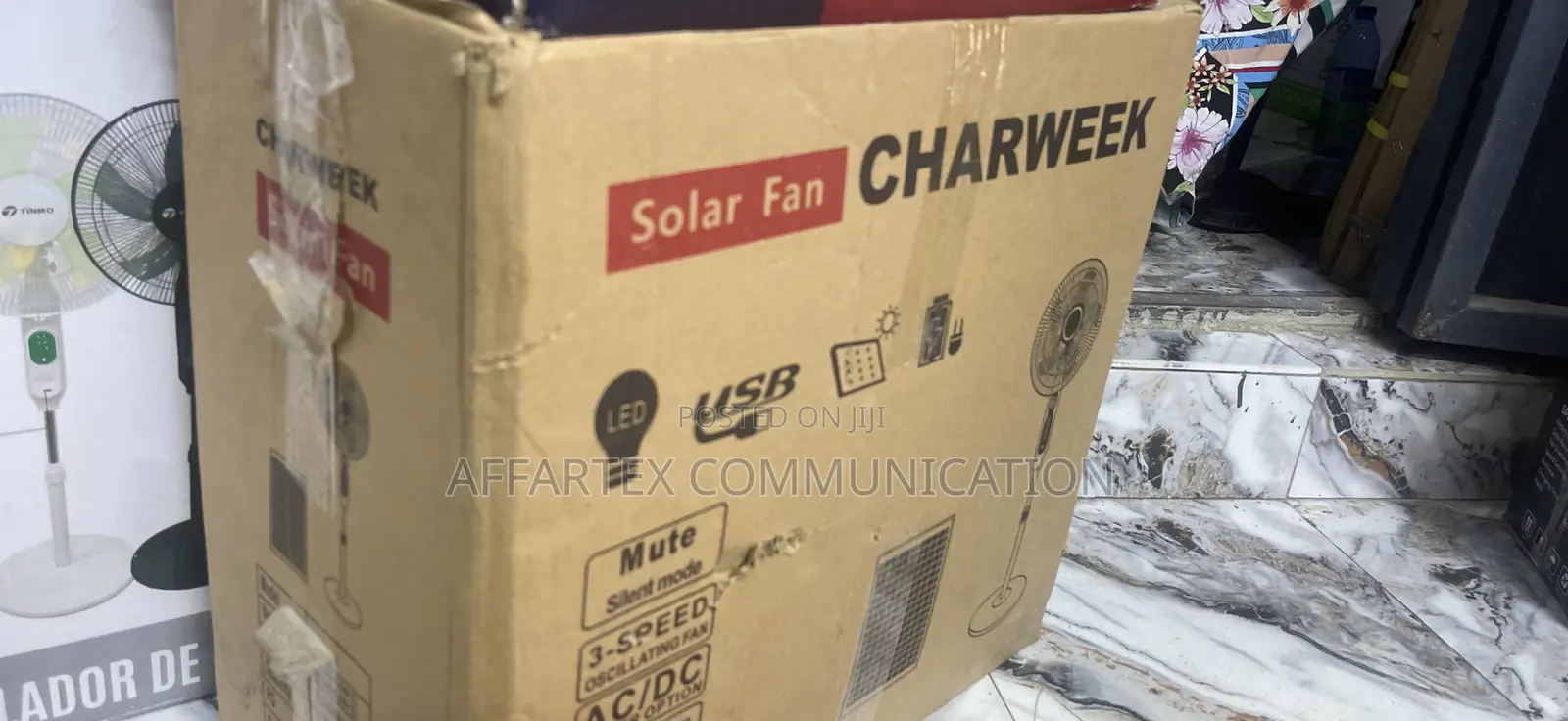 Charweek Solar Fan