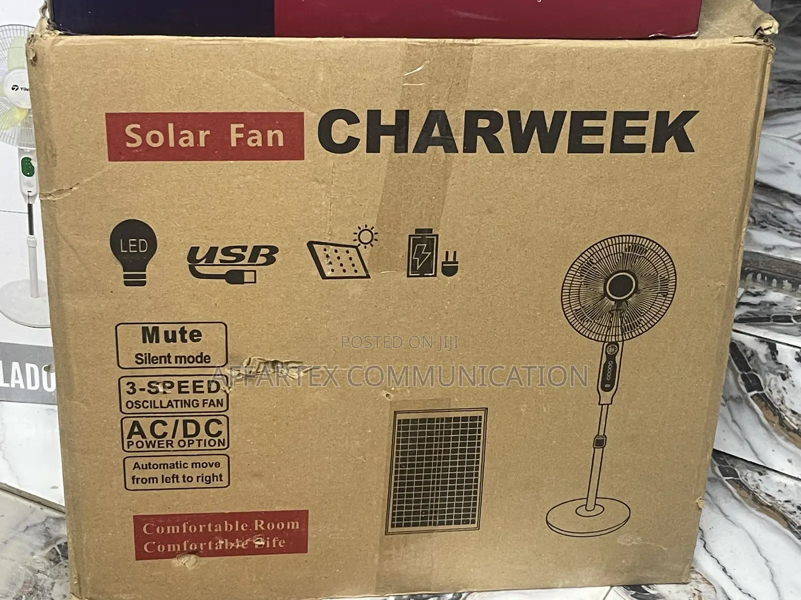 Charweek Solar Fan