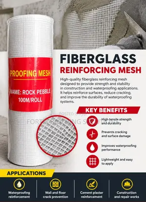 Fibreglass Reinforcing Mesh