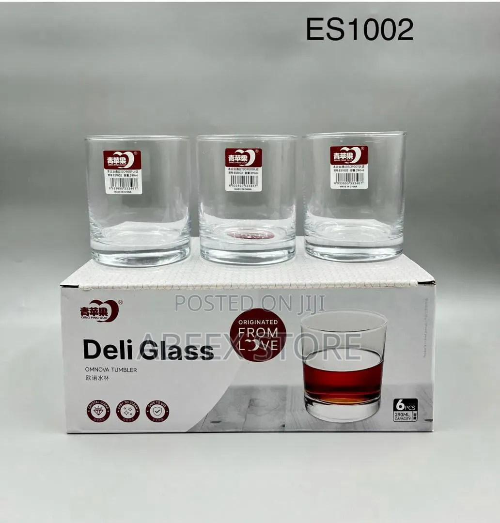 6 Piece Glass Tumbler