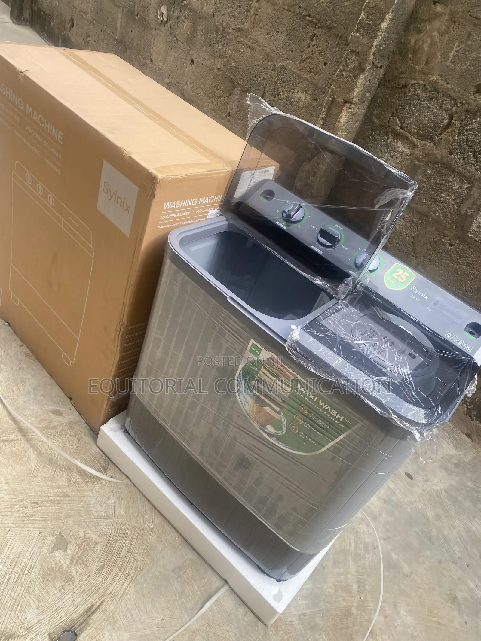 SYINIX E8WTMN 8.5KG Automatic Laundry Washer