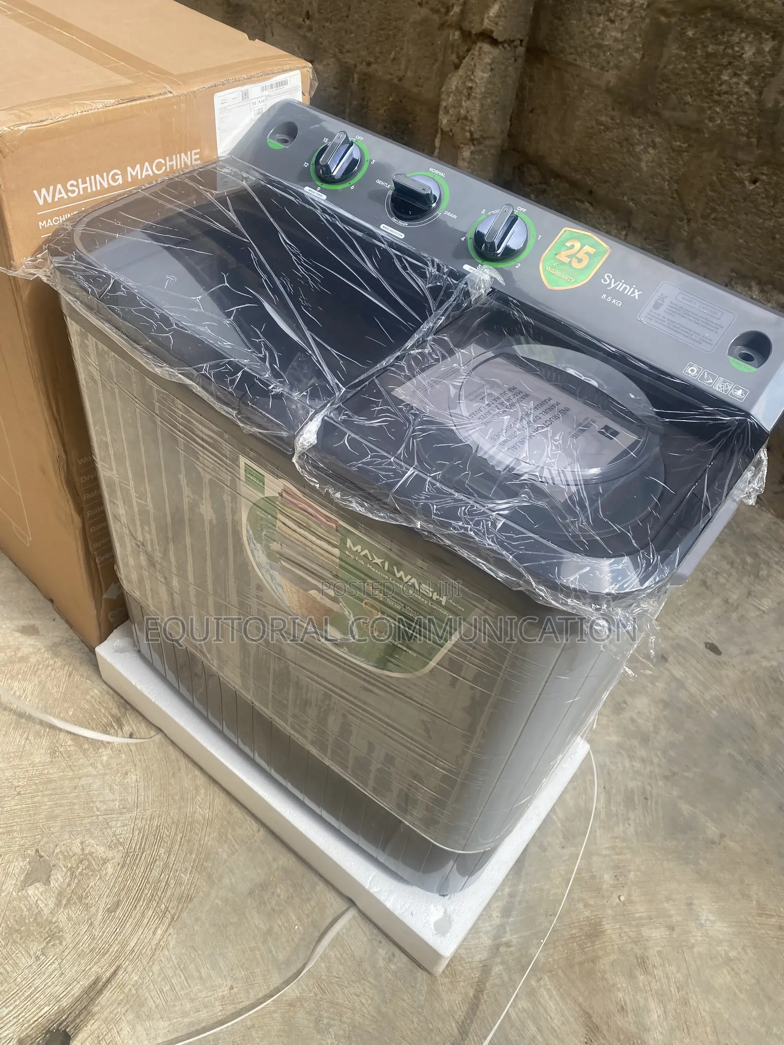 SYINIX E8WTMN 8.5KG Automatic Laundry Washer