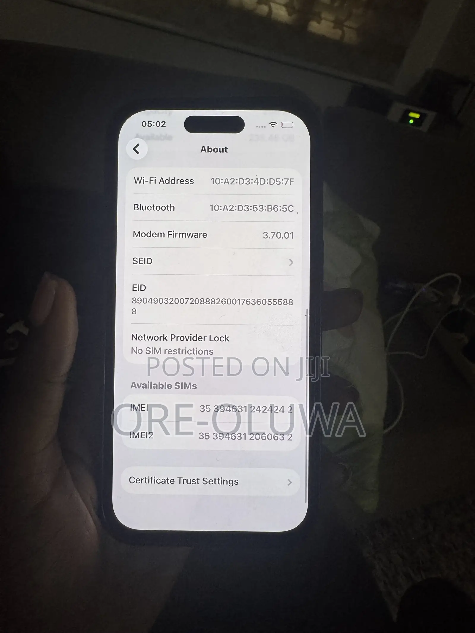 Apple iPhone 15 Pro 256 GB Black