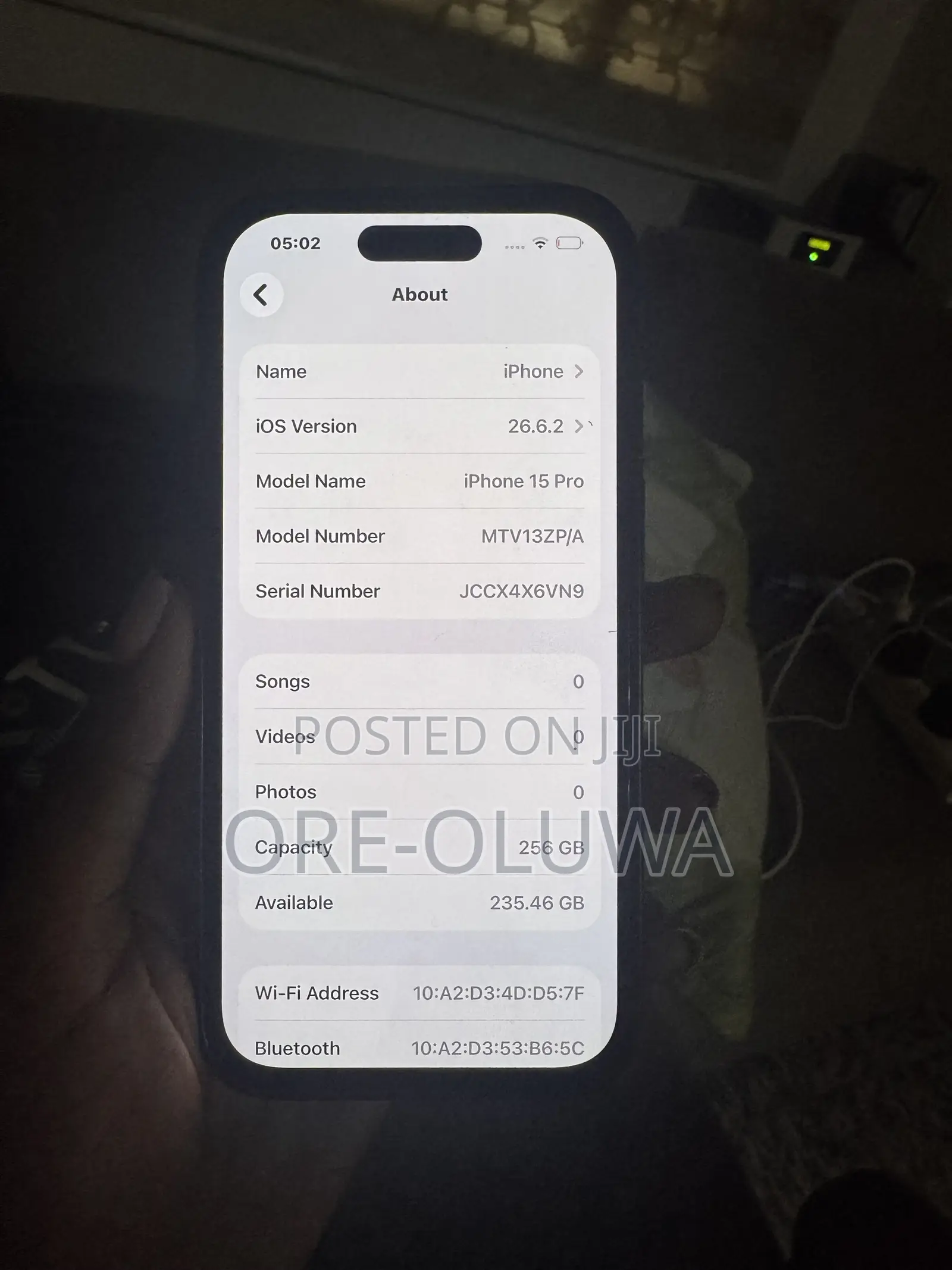 Apple iPhone 15 Pro 256 GB Black