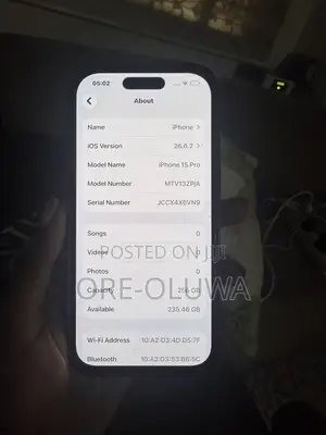 Apple iPhone 15 Pro 256 GB Black