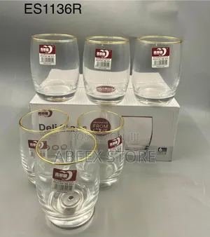 6 Piece Water Glassware Tumbler