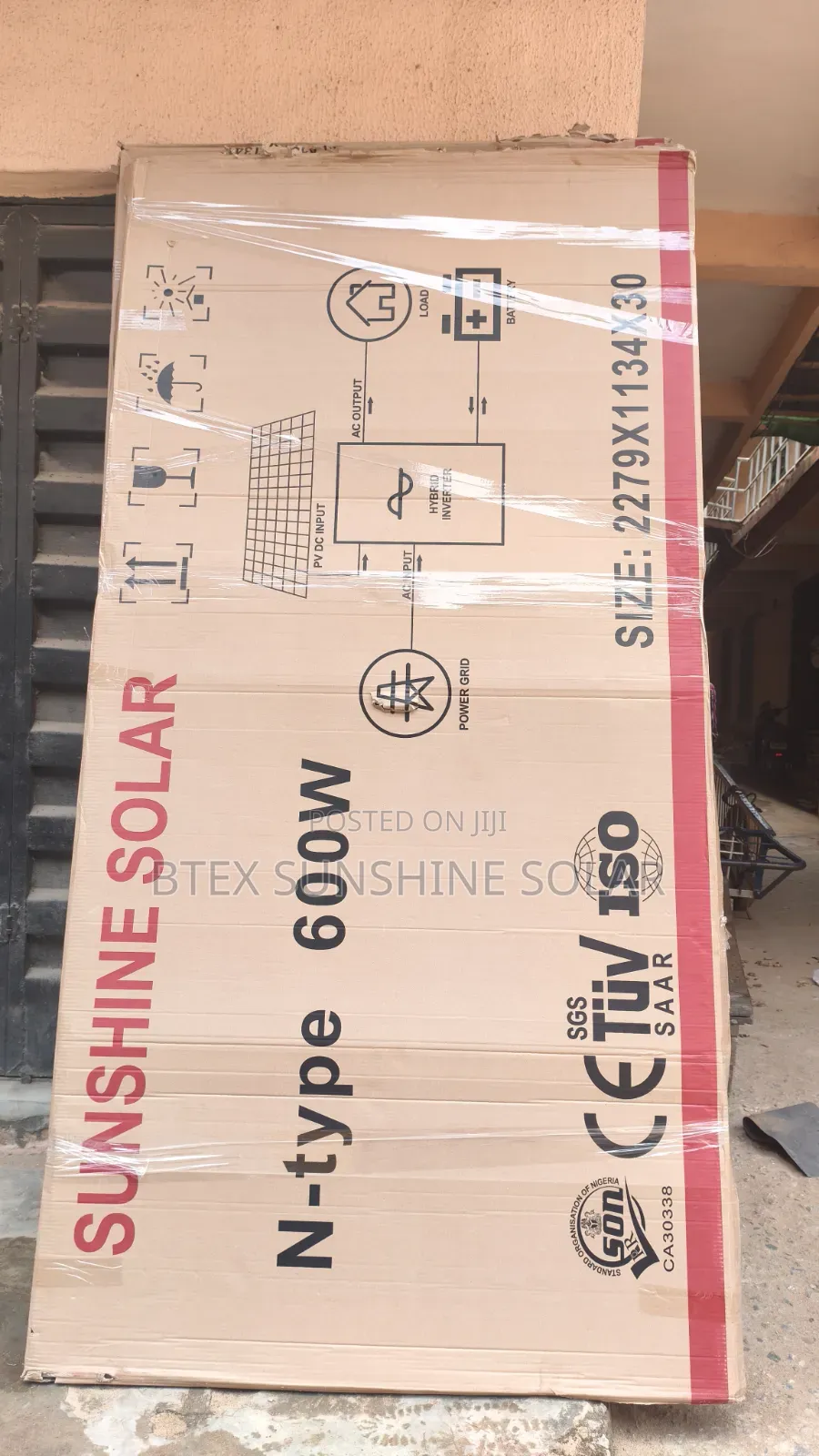 600watt Mono Sunshine Panel