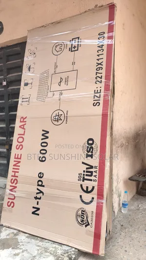 600watt Mono Sunshine Panel