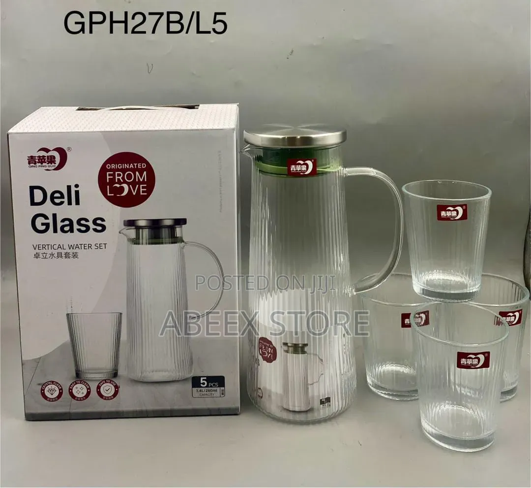 5 Piece Water Jug Set
