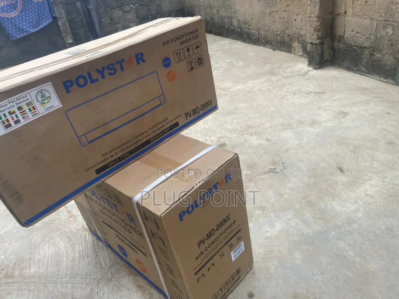 Polystar 1HP Split Inverter AC With Accessories