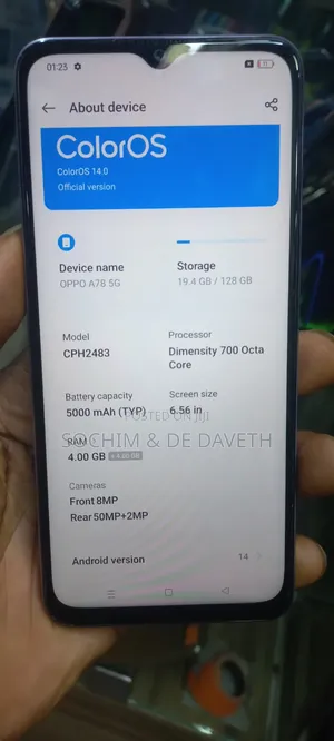 Oppo A78 5G 128 GB