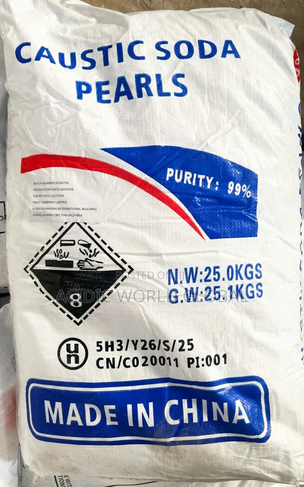 Caustic Soda Pearls