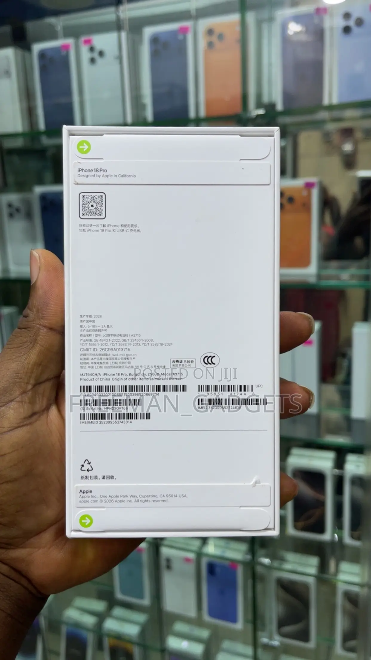 New Apple iPhone 18 Pro 256 GB