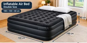 Premium Inflatable Air Bed 198×150×40cm – Double Size | Comfortable