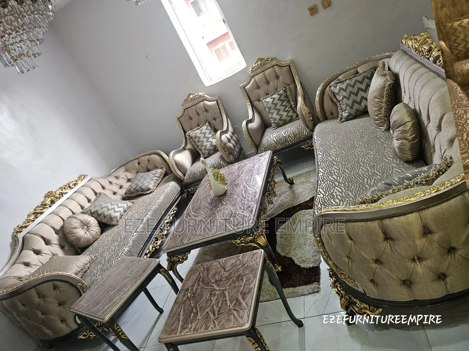 10 Seaters Turkish Luxury Sofa Set