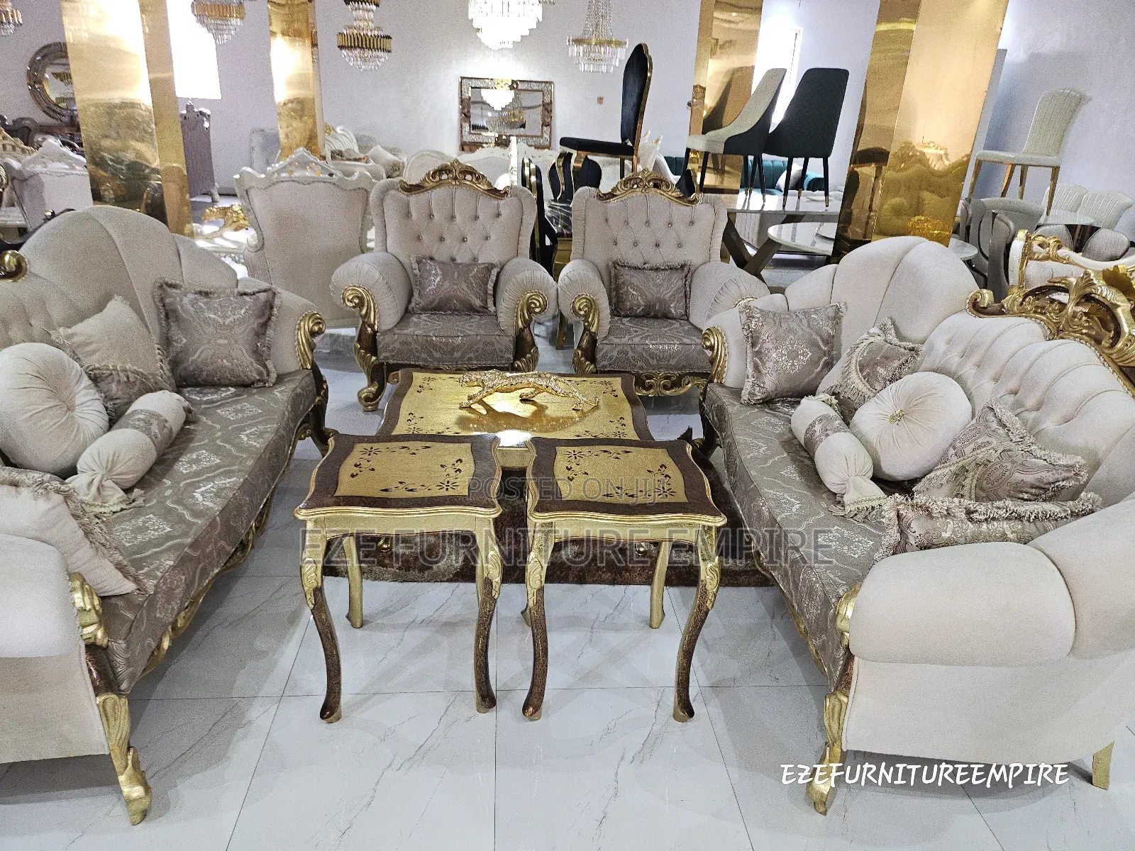 10 Seaters Turkish Luxury Sofa Set