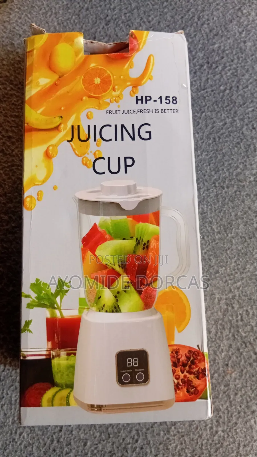 HP-158 Rechargeable Juicing Cup Blender - Portable Fruit Blender