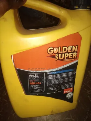 Golden Super Engine Oil Car