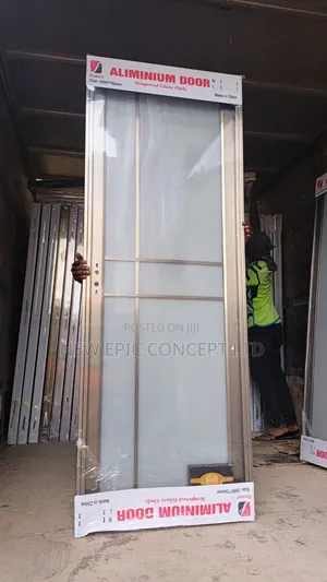 Toilet Aluminum and Bathroom Door