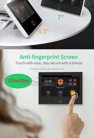 Tuya GSM Smart Home Burglar Security Wireless Alarm System 4inch Touch