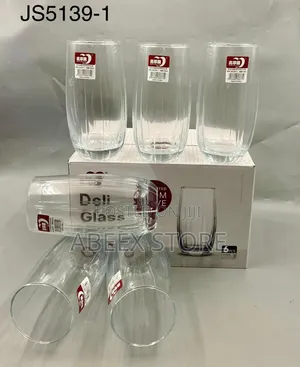 6 Piece Water Glassware
