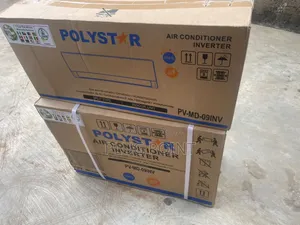 Polystar 1HP Inverter AC Complete With Copper Pipe Kit
