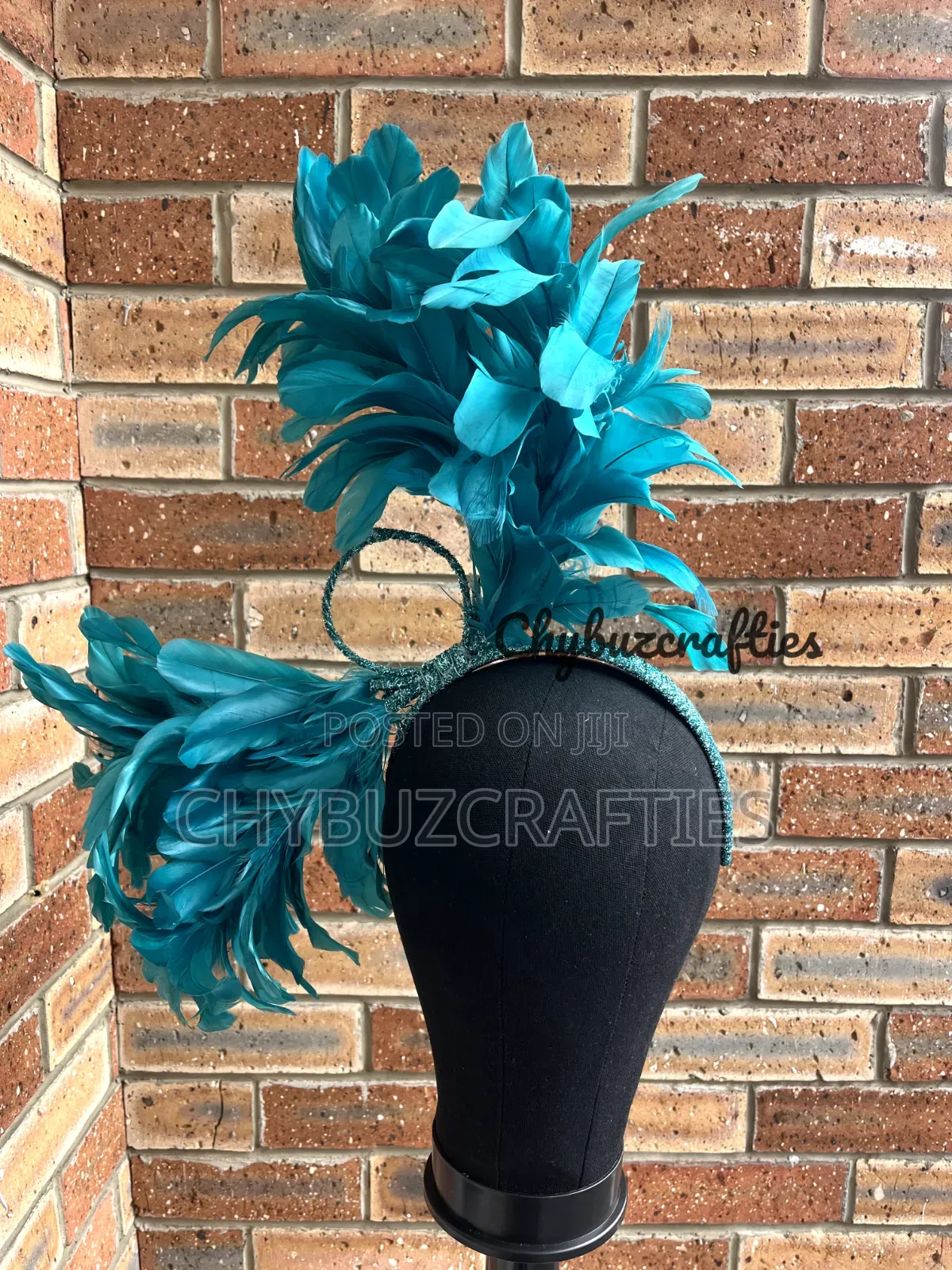 Teal Green Facinator