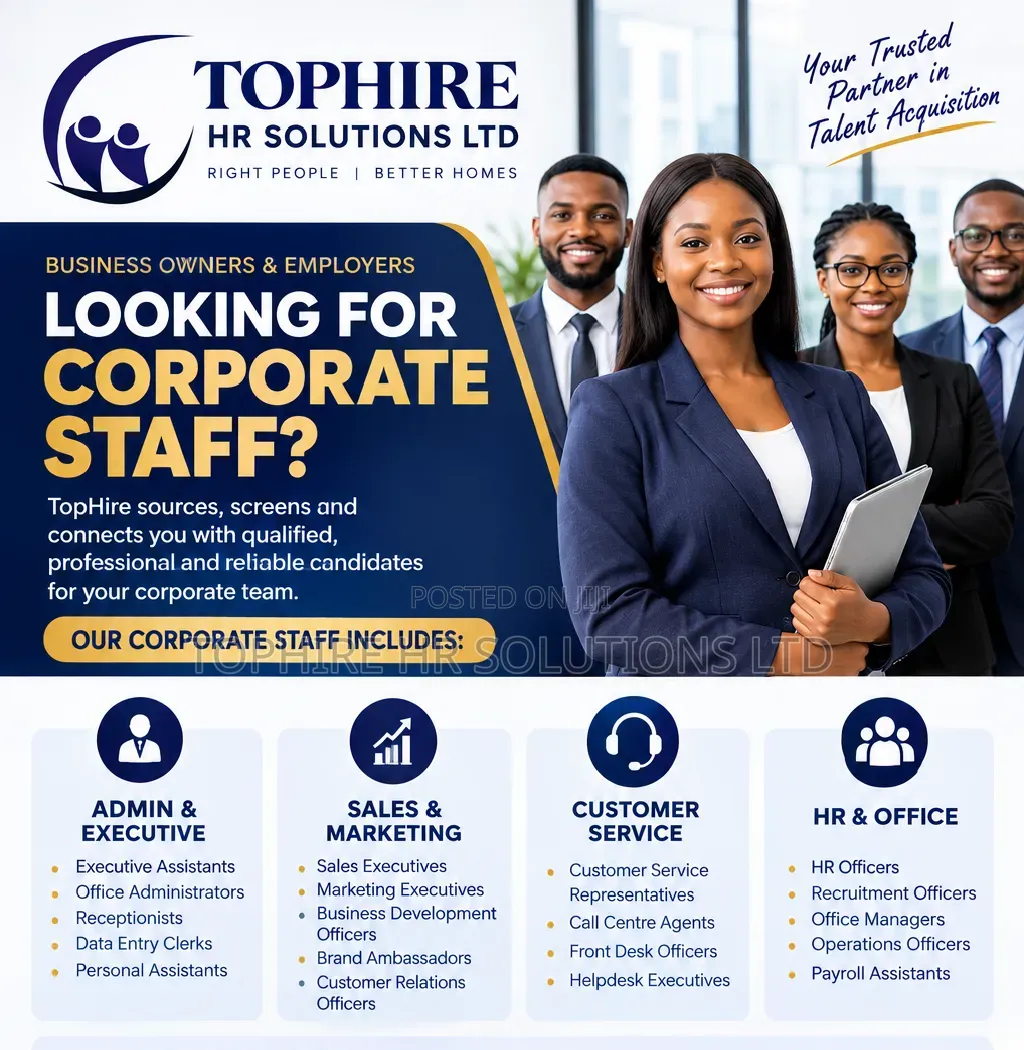 Looking for a Corporate Staff?