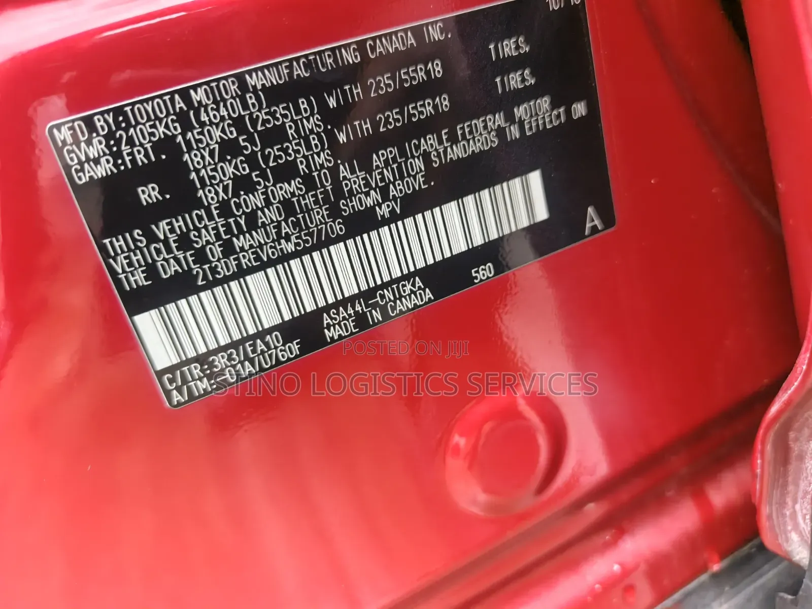 Toyota RAV4 2017 Red