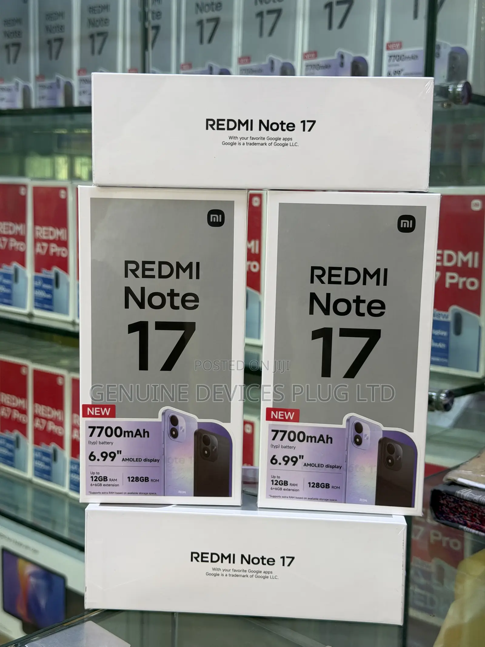 New Xiaomi Redmi Note 17 128 GB Black