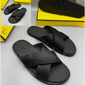 Fendi Leather Slipers Available in Cross and Cover